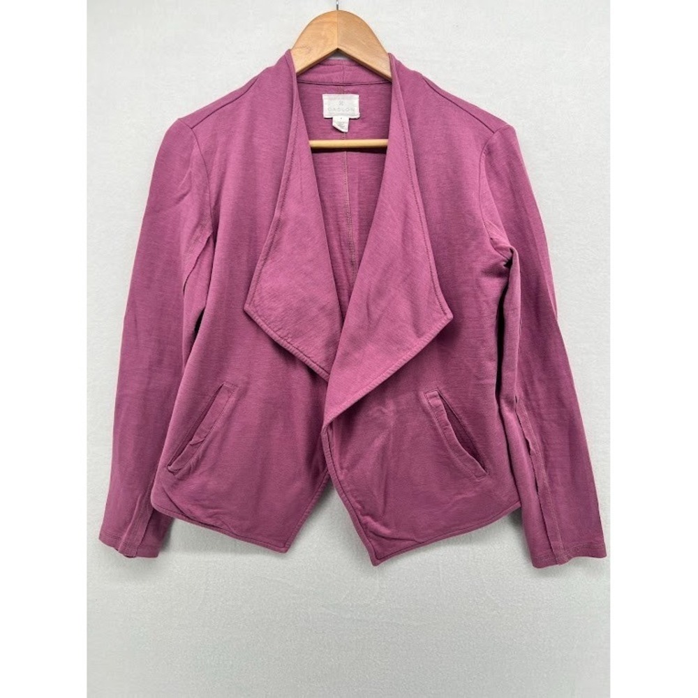 Women's Calson Size‎ Small Knit Jacket Cardigan Purple